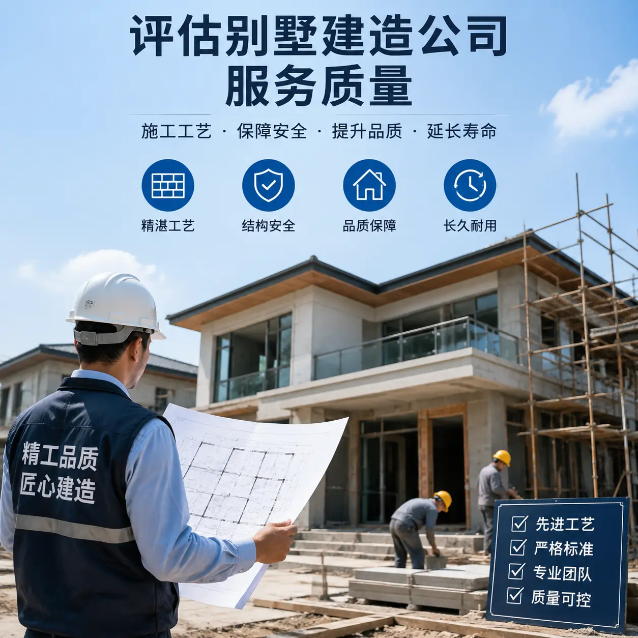 如何评估 瓮安 别墅建造公司的服务质量?