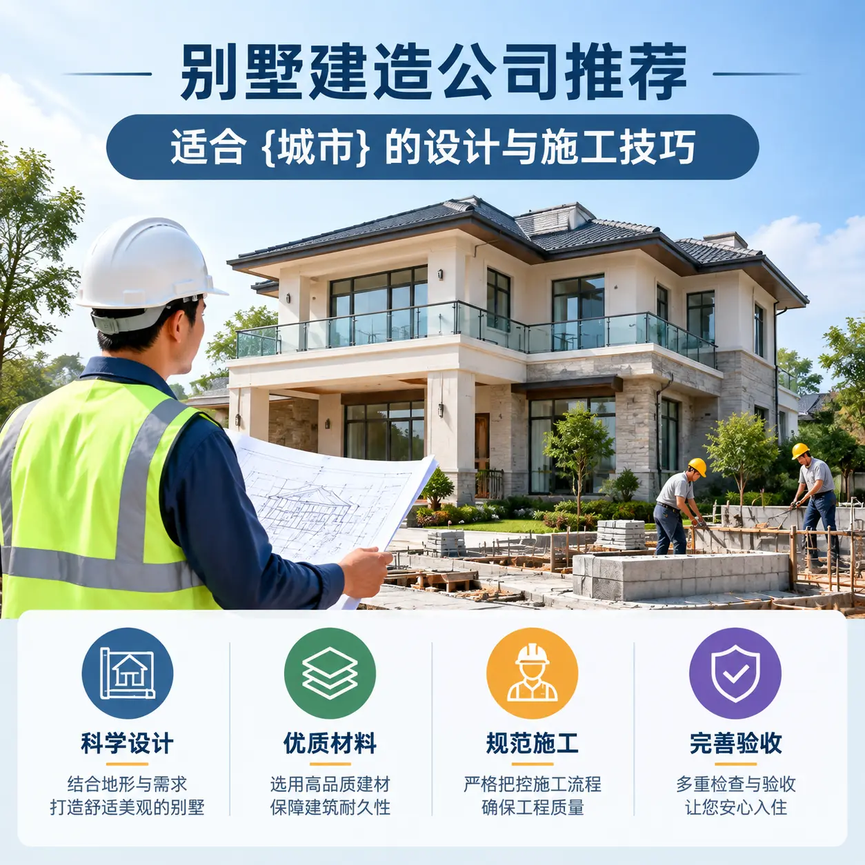 别墅建造公司推荐:适合 瓮安 的设计与施工技巧