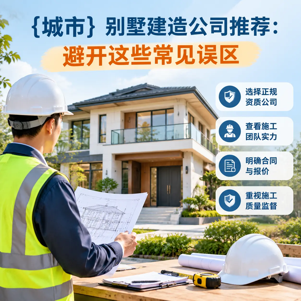 瓮安 别墅建造公司推荐:避开这些常见误区