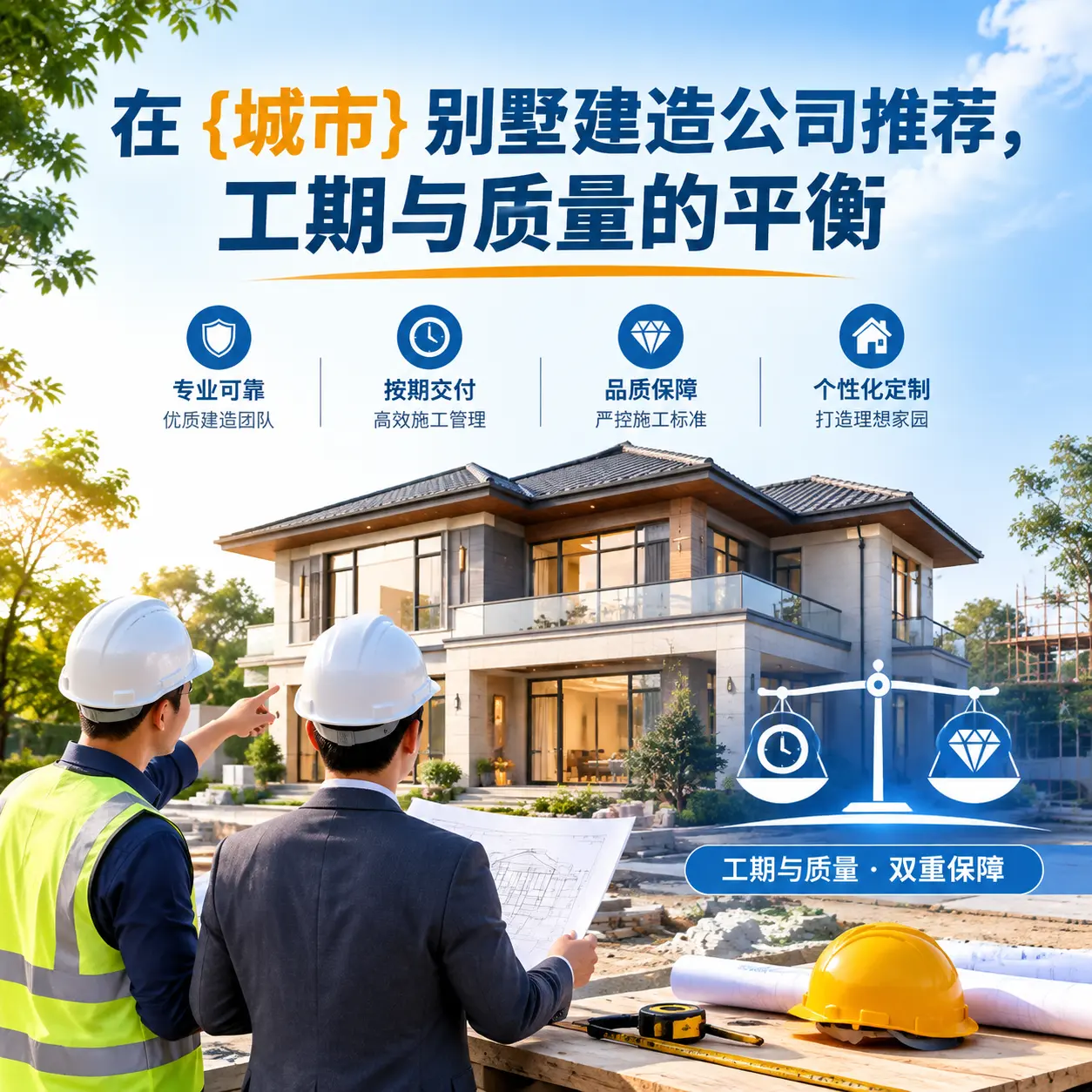在 瓮安 别墅建造公司推荐,工期与质量的平衡