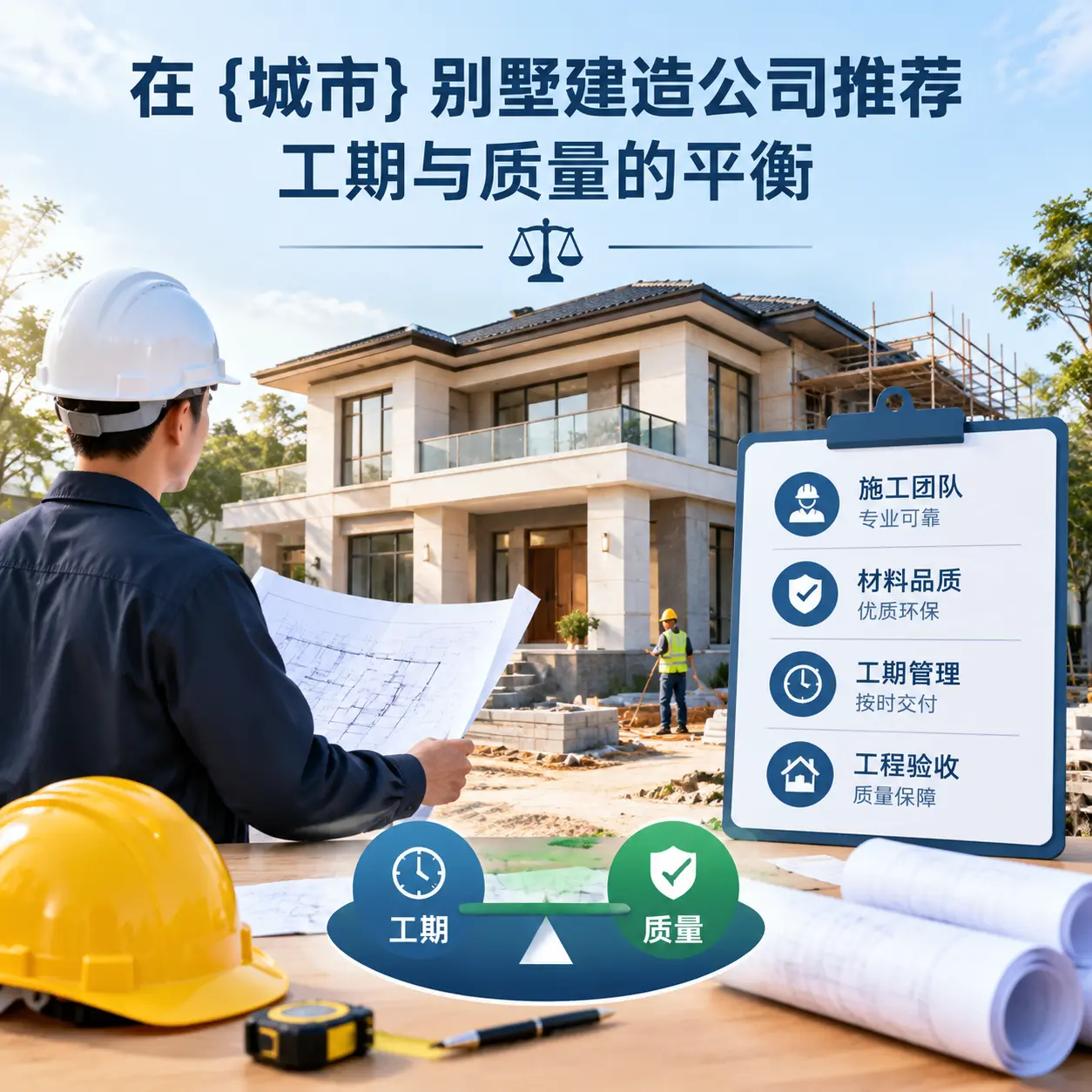 在 瓮安 别墅建造公司推荐,工期与质量的平衡