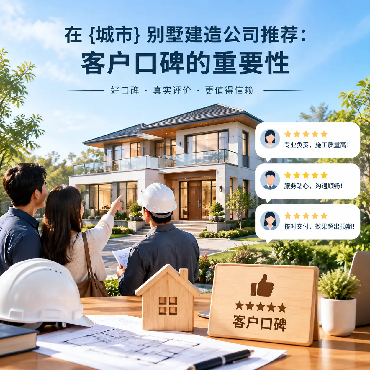 在 瓮安 别墅建造公司推荐：客户口碑的重要性