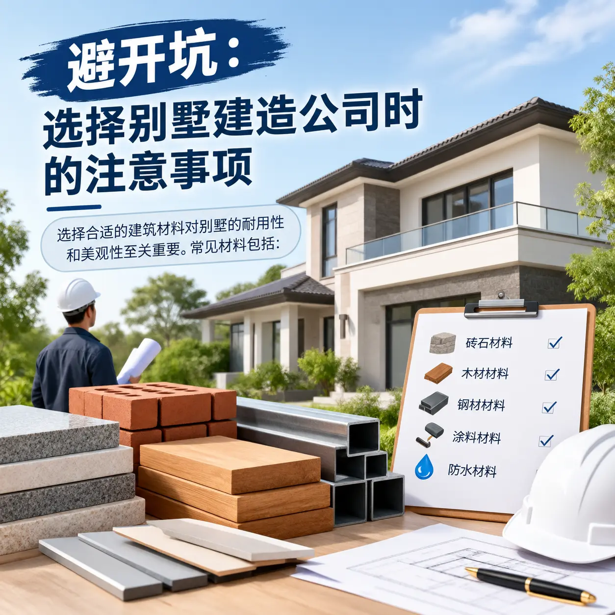 避开坑:选择 瓮安 别墅建造公司时的注意事项