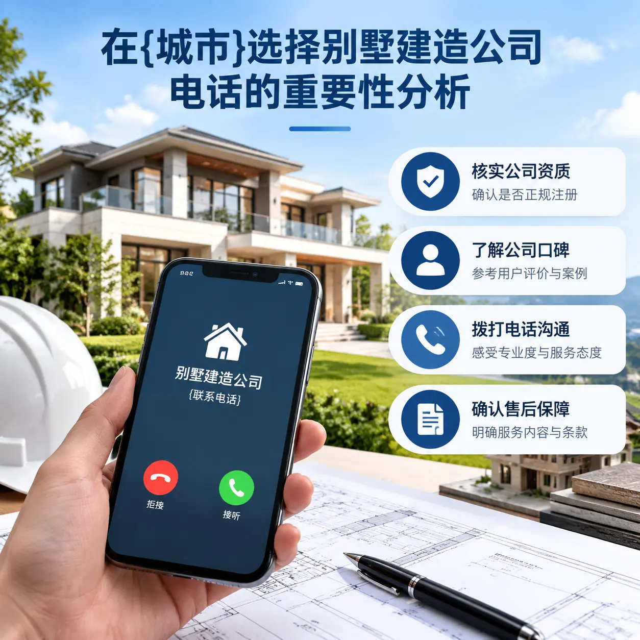 在瓮安选择别墅建造公司电话的重要性分析