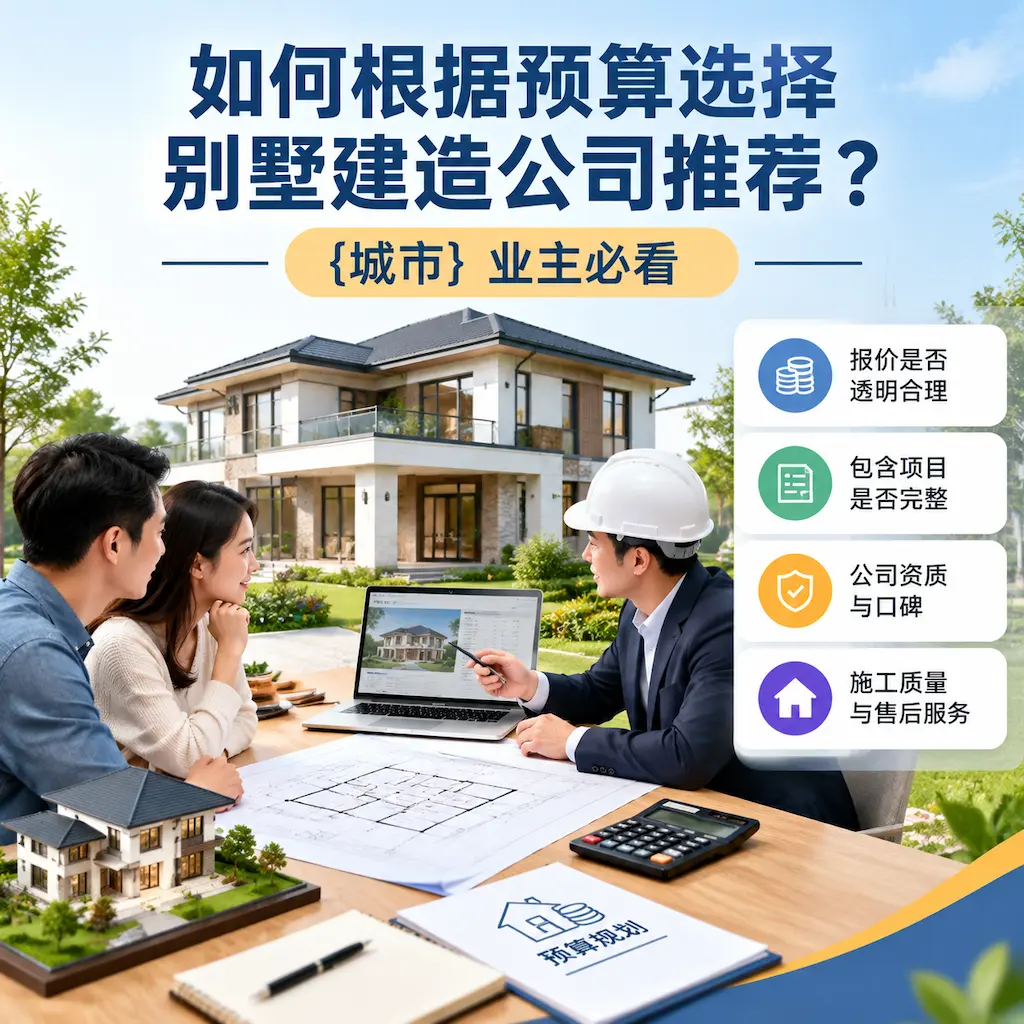 如何根据预算选择别墅建造公司推荐? 瓮安 业主必看