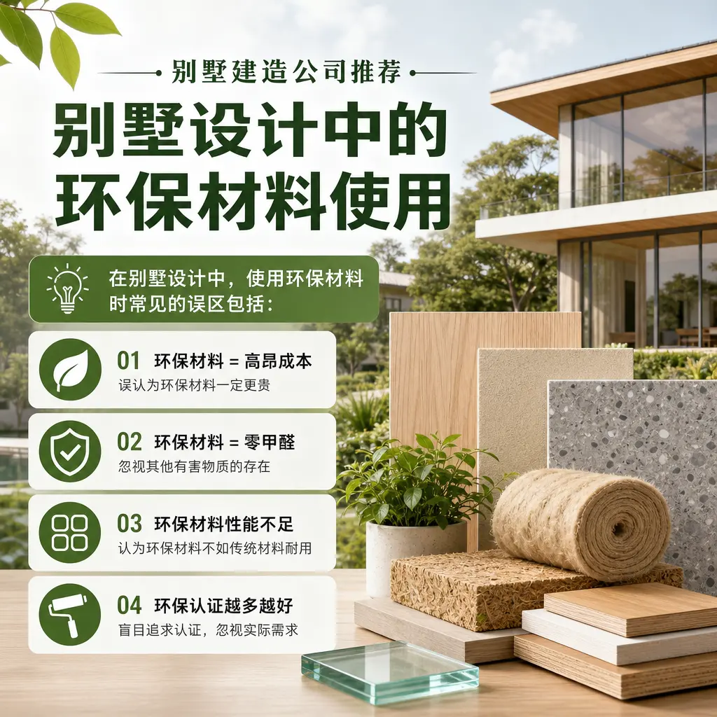 别墅建造公司推荐： 瓮安 别墅设计中的环保材料使用